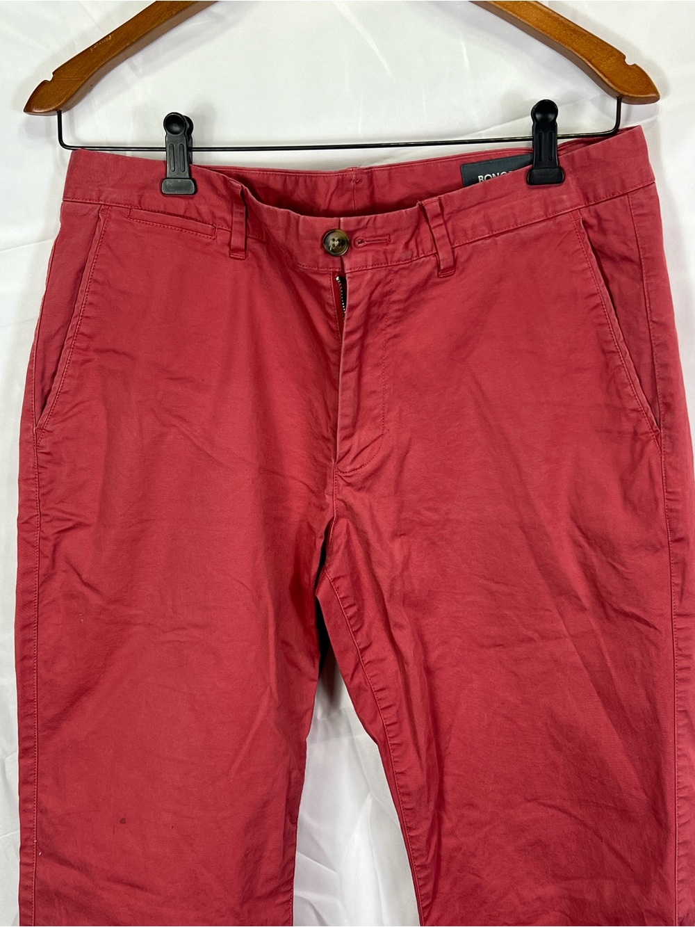 Bonobos Coral-pink Chino Pants